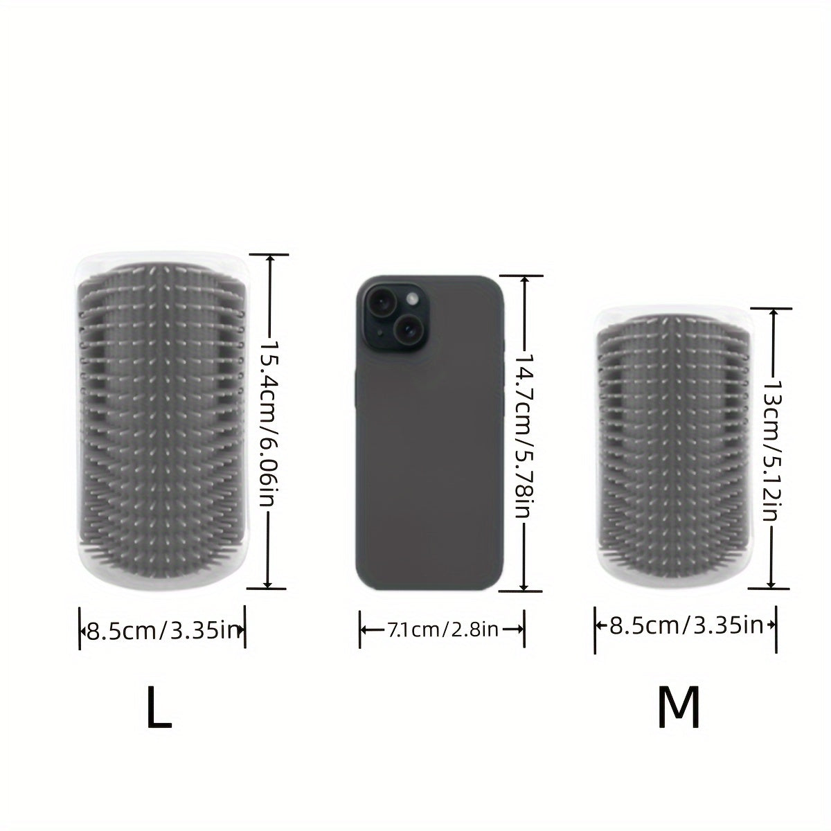 Wall-Mounted Self-Cleaning, Massage Comb