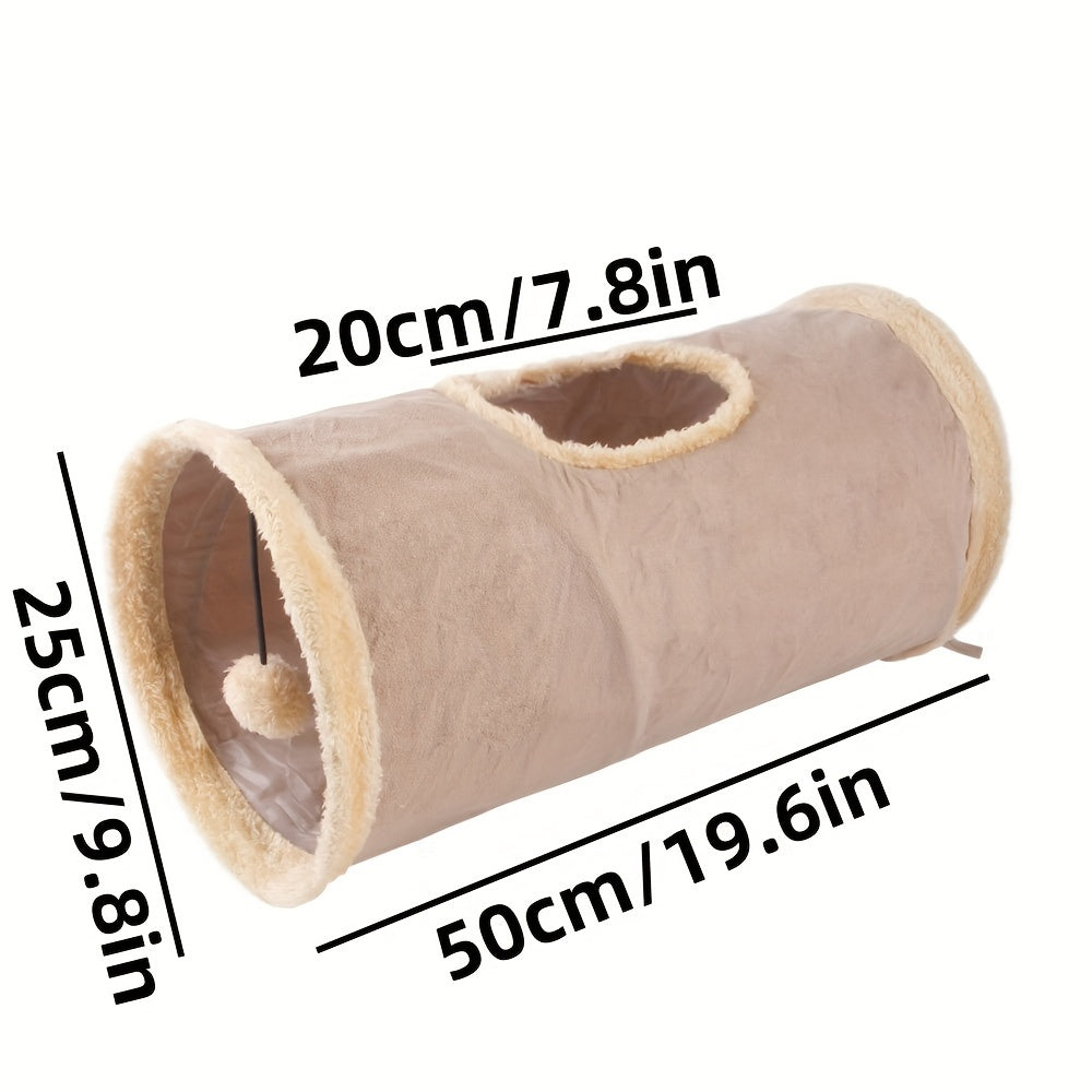 Premium Cat Suede Play Tunnel