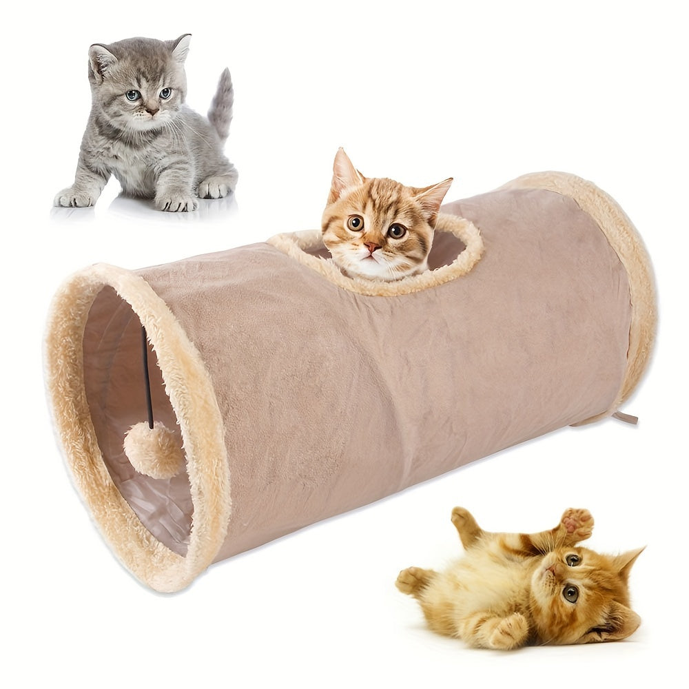 Premium Cat Suede Play Tunnel