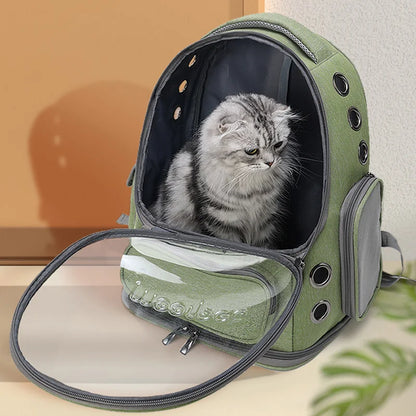 Transparent Pet Cat Carrier