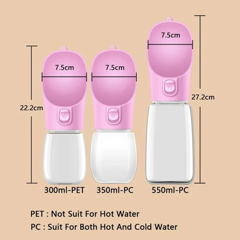 Portable Dog Water Bottle For Small and Large Dogs