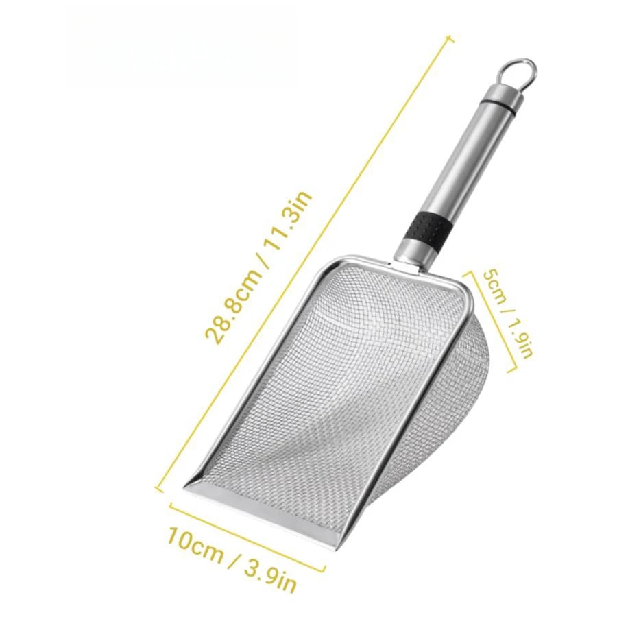 stainless steel pet poop shovel