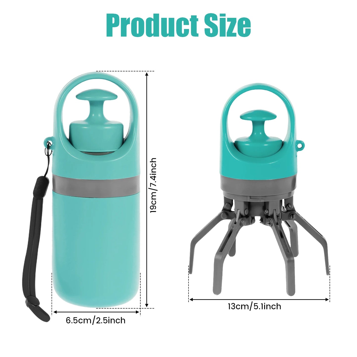 Portable Six Claw Fecal Dispenser