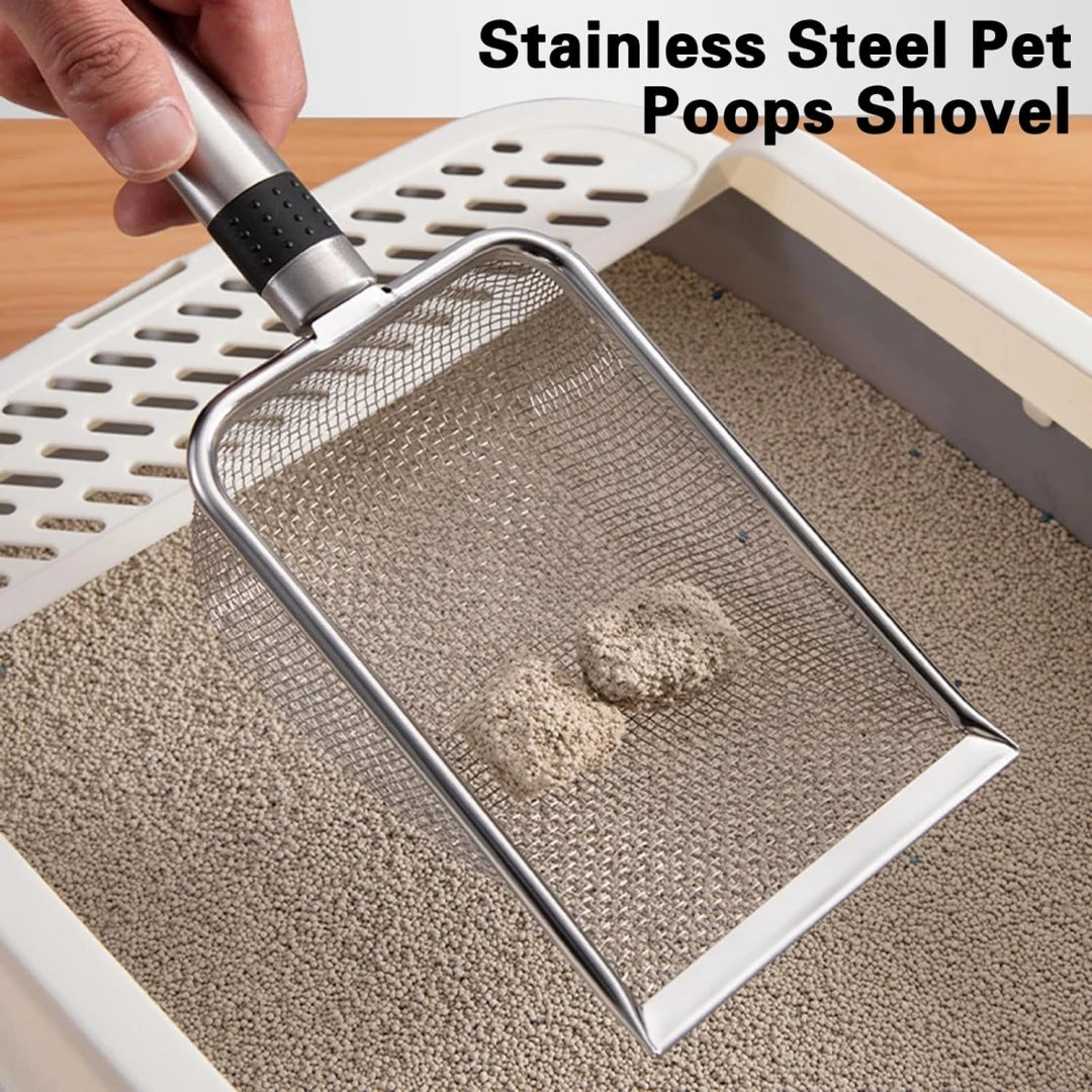 stainless steel pet poop shovel