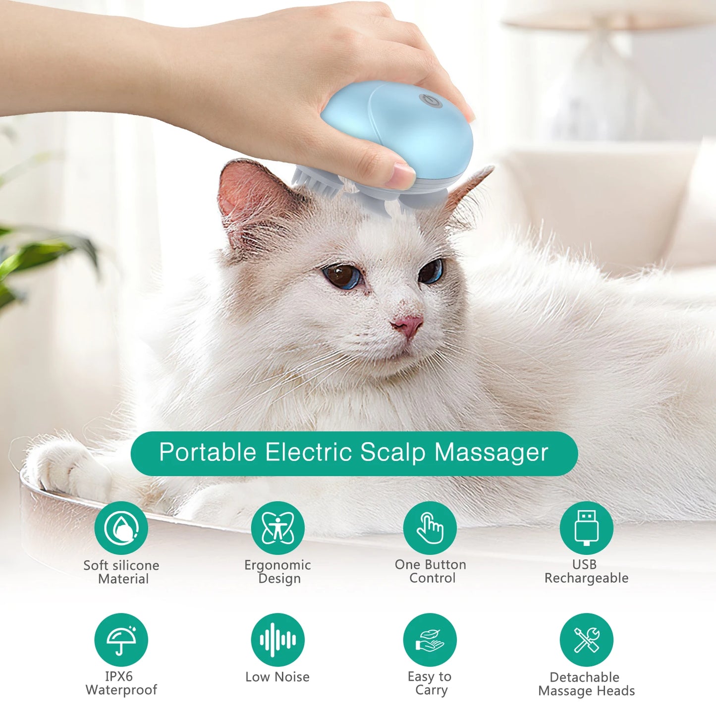 Handheld Pet Massager