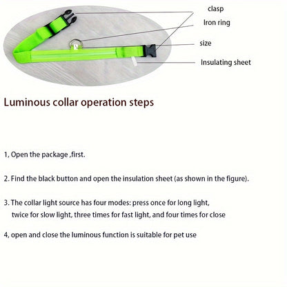 Dogs Adjustable Luminous Collar