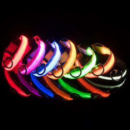 Dogs Adjustable Luminous Collar